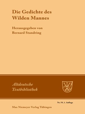 cover image of Die Gedichte des Wilden Mannes